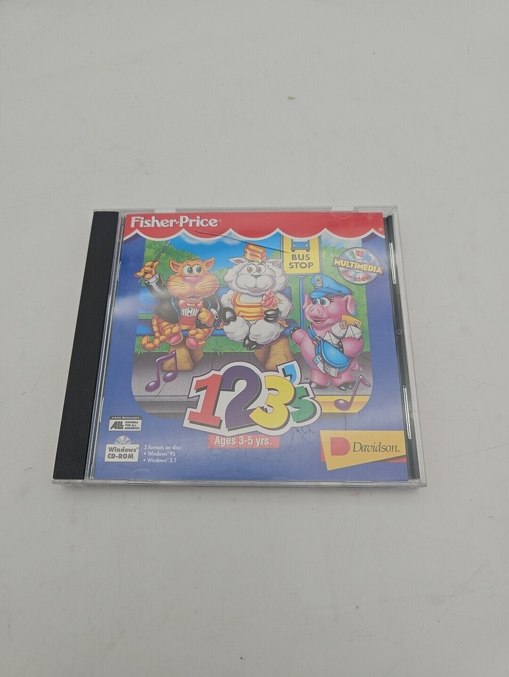 Fisher-Price 123’s Counting Critters CD-ROM (PC, 1995) Computer Learning Game
